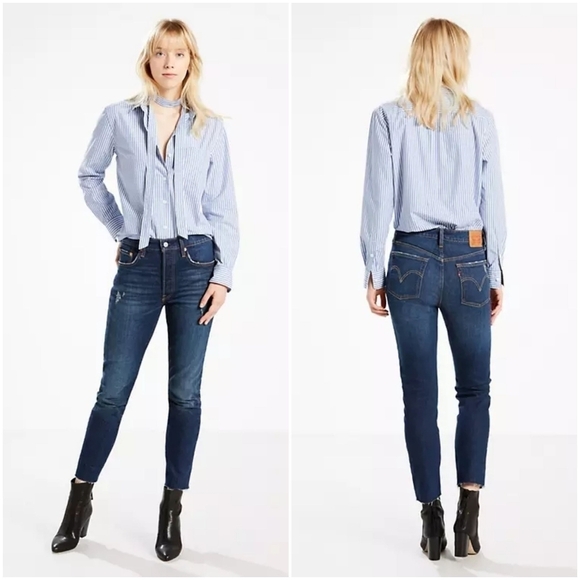 Levi's 501 Skinny in Song For Forever size 26 NWT - Picture 1 of 11